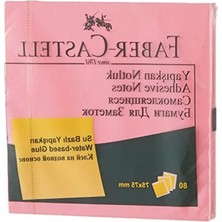 Calperia Fosforlu Pembe Renkli Yapışkan Notluk, 75 x 75 mm Boyutunda