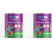 Calperia Dana Etli Yetişkin Yaş Köpek Maması 400 gr Konserve 2'li Paket