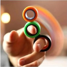 Calperia 3 Adet Manyetik Stres Yüzüğü, El Hareket Oyuncağı