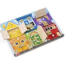 Calperia Ahşap Kilitli Çilingir Tahtası Oyuncak