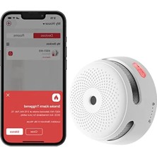 Calperia Değiştirilebilir Pilli Akıllı Duman Dedektörü