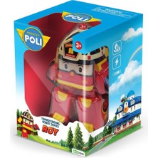 NW NessiWorld Polı MRT-0652 Robocar Poli Transforming Robot Roy Figür -Necotoys