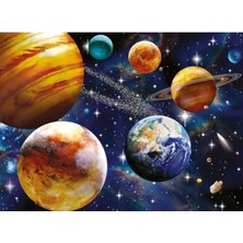 Calperia 100 Parça Renkli Uzay Temalı Puzzle