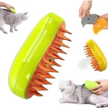 Calperia Yumuşak Silikon Başlıklı Buharlı Kedi ve Köpek Tarağı