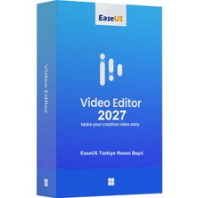 EaseUS Video Editor 2027 (Windows) - 1 Pc Süresiz Orijinal Resmi Site Kodu