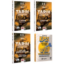 Yargı Yayınevi 2026 Meb-Ags Öabt Tarih Öğretmenliği Yaprak Test-Çözümlü 10 Deneme-Son 6 Sınav Çıkmış Sorular