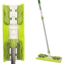 Calperia Mandallı Kaliteli Mop - 360° Döner Başlıklı, Uzun Saplı