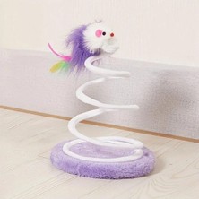 Calperia Yaylı Fareli Çember Kedi Oyuncağı (23X14 Cm)