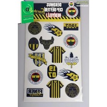 Calperia "dekomus Cep Defteri Hediyeli" Lisanslı 3D Şekilli Etiket/stıcker