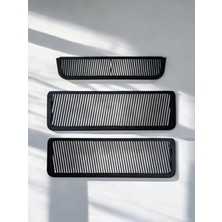 Calperia Tesla Model Y Için 3'lü Havalandırma Kapağı Seti, Abs Malzeme