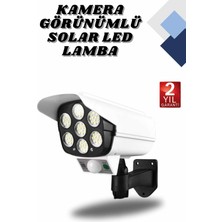 Poyraz Market Kamera Görünümlü LED Lamba Dönebilen Bahçe Aydınlatması Duvar Lambası