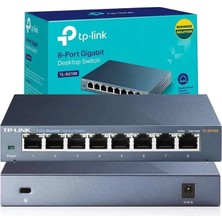 Prativas Tp-Lınk TL-SG108 8 Port Gıgabıt Metal Swıtch