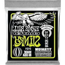 Calperia Kaplamalı Titanyum Elektro Gitar Telleri, 10-46 Kalınlık ile Yüksek Performans