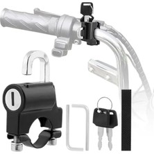 Calperia Motosiklet Kask Kilidi, Çok Amaçlı Gidon Uyumlu