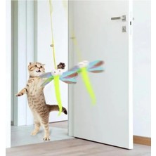 Calperia Çıngıraklı Kendinden Yapışkanlı Elastik Kedi Oltası Oyuncağı