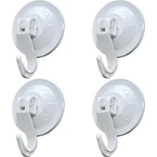 Calperia Vantuzlu Askı Seti - 4'lü Delme Gerektirmeyen Duvar Askısı