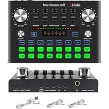 Calperia Stüdyo Kayıt ve Canlı Yayın Için Ses Kartı, Efektli Mikser