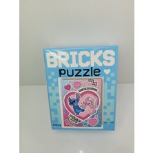 Peluvel - Bricks Puzzle Stitch & Angel 100 Parça Yapboz | 10X15 cm
