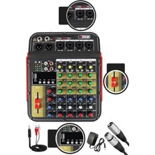 Calperia 5 Kanal Ses Kartlı Mikser, Stüdyo Kayıt Için Kullanışlı