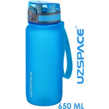 PremiumPort Şık 650ML Tritan Su Matara, Yeni Koleksiyon, Mavi Renk