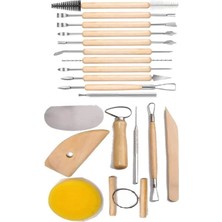 Calperia 19 Parça Seramik ve Çömlek Şeillendirme Seti, Hobi Için