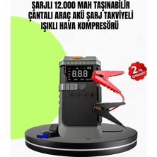 4’ü 1 Arada Powerbank Özellikli Araç Akü Şarj Takviye Cihazı