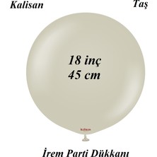 İrem Parti Dükkanı Kalisan Retro Taş Latex Balon 2 Adet 18 Inç 45 cm