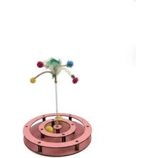 Calperia Interaktif Kedi Oyuncağı, Hareketli Tüylü Döner Top