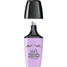 Calperia Ergonomik Fosforlu Kalem - Mini Pastellove Lila