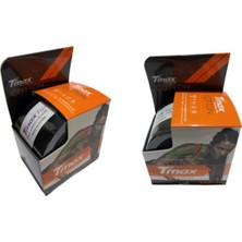 PremiumPort Esnek Kinesio Tape Ağrı Bandı 5cm x 5m Siyah, Çiftli Set