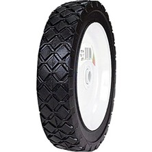 Calperia 7 Inç x 1,50 Inç Çelik Tekerlek, 1/2 Inç Delikli, Elmas Yüzey