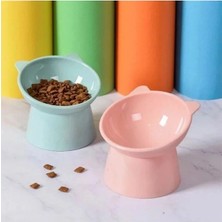 Calperia Plastik Kedi ve Köpek Mama Su Kabı, Iki Renk Seçeneğiyle