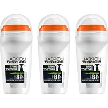 Calperia L’oréal Paris 3'lü Men Expert Shirt Protect Roll On Deodorant (3 x 50 Ml)