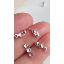 Wind Silver Gümüş Kolye Inci Bileklik Kapama 925 Ayar