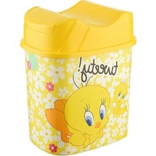 Calperia 5.5 Litre Kapasiteli Çocuk Çöp Kovası, Lisanslı Tasarım