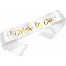Deha Parti Beyaz Gold Bride To Be Gelin Nedime Kuşak Bekarlığa Veda Partisi Konsepti
