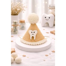 Deha Parti Şapka Jüt Model Ponponlu Diş Model Diş Buğdayı Ilk Dişim Partisi