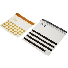 Calperia Yeniden Mühürlenebilir Kırmızı Plastik Torba Seti, 60'lı Paket