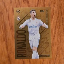 Topps Cristiano Ronaldo Golden Edge Edition Oyun Kartı