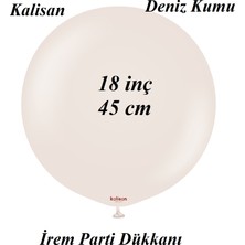 İrem Parti Dükkanı Retro Deniz Kumu Latex Balon 2 Adet 18 Inç 45 cm