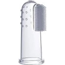 Calperia Evcil Hayvan Diş Fırçası, Parmak Tipi, Köpek ve Kedi Için Kolay Kullanımlı Silikon Diş Bakım Fırçası