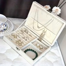 Mobil Shop Tek Katmanlı Minimalist Takı Saklama Kutusu Beyaz