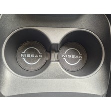 YSN Sounds Nissan Araç Bardaklık Altlığı , Nissan Şişe ve Bardak Altlığı, Nissan Logolu Oto Bardaklık Altlığı