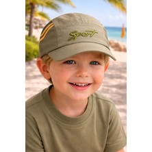 Aydın Şapkacınız 3-6 Yaş Erkek Çocuk Şapka %100 Pamuk Ayarlanabilir Cırtlı Kep Yazlık Günlük Spor Şapka