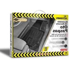 Calperia Kesilebilir Siyah 3D Havuzlu Paspas, Su Geçirmez ve Dayanıklı