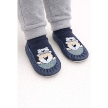 Minissa Baby Kids Çarık Çorap Kaydırmaz Tabanlı - Bebek Çocuk Patik-Deri Taban