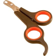 Calperia Ergonomik Kaymaz Saplı Küçük Çelik Uçlu Kedi Köpek Tırnak Makası