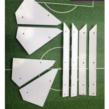 PremiumPort Langırt Saha Çıtası Takımı, Dayanıklı ve Kolay Kurulum, Eğlenceli Oyun Keyfi