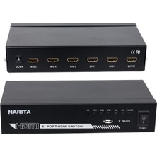 Powermaster Narita 5 Giriş-1 Çıkış HDMI Switch Birleştirici MT-SW501