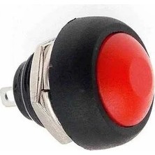 Calperia Kırmızı Buton, 12MM Boyutunda, PBS33B Model